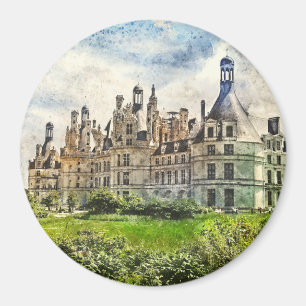 Aimant Château de Chambord, France.