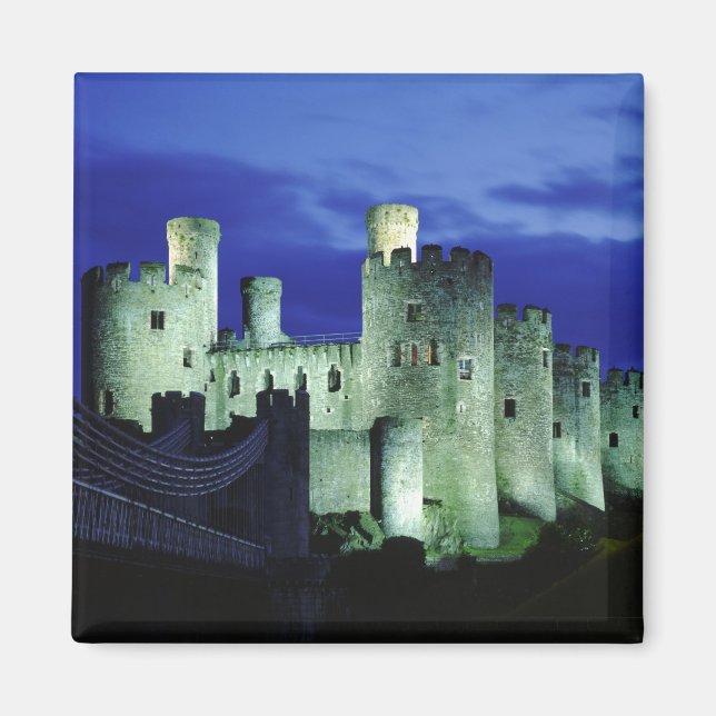 Aimant Château de Conwy, Gwynedd, Pays de Galles (Devant)
