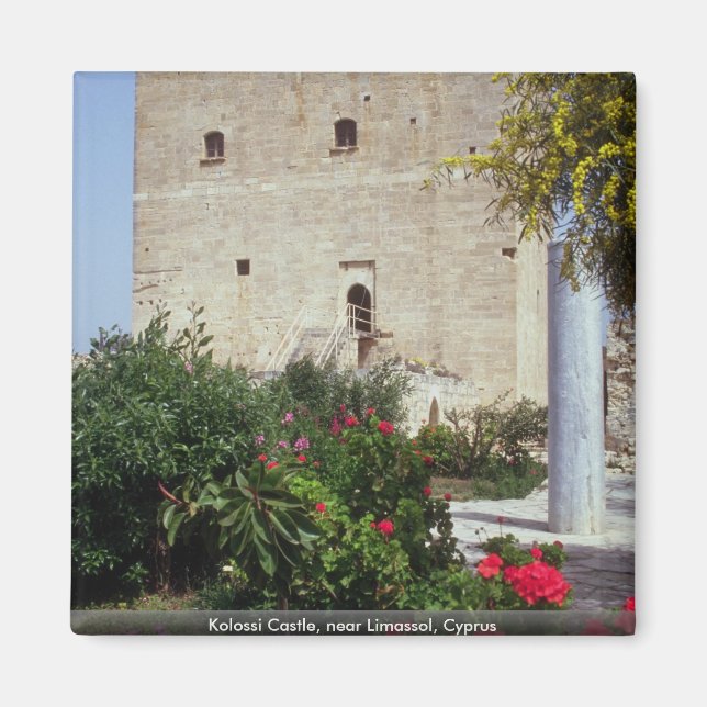 Aimant Château de Kolossi, près de Limassol, Chypre (Devant)