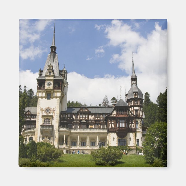 Aimant Château de Peles du XVIIIe siècle, Sinaia, Roumani (Devant)