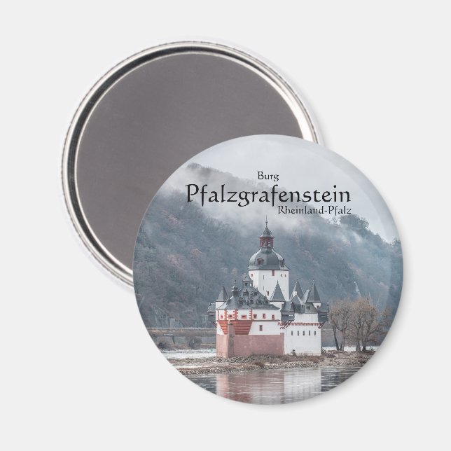 Aimant Château de Pfalzgrafenstein - Allemagne (Recto/Verso)