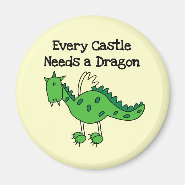 Aimant Château Dragon (Devant)