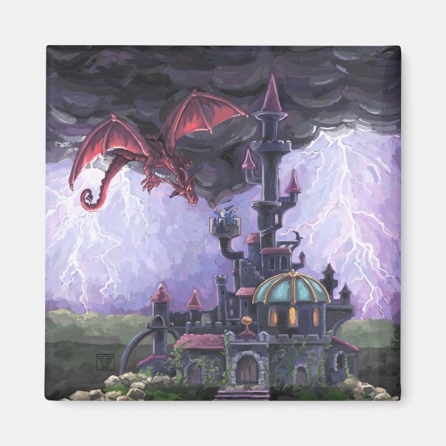 Aimant Château du dragon (Devant)