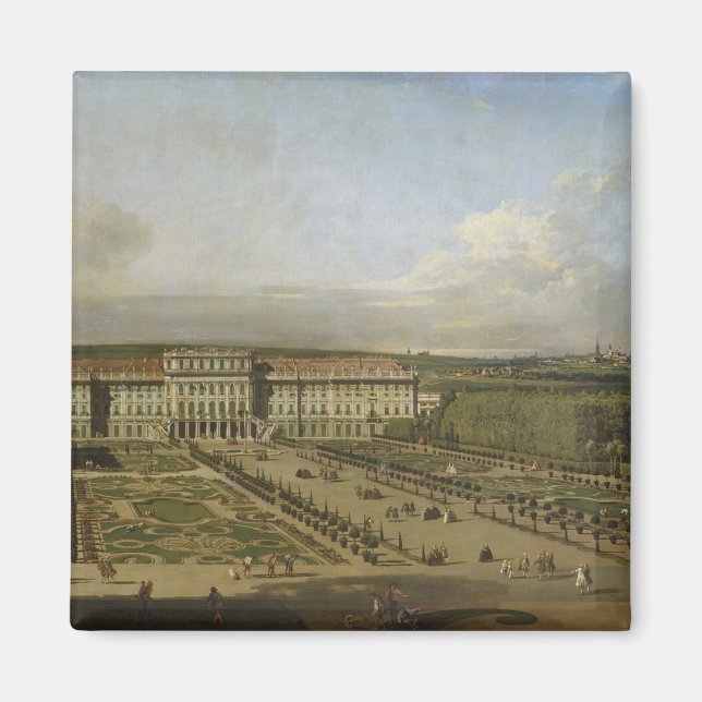 Aimant Château et jardins de Schonbrunn, 1759-61 (Devant)