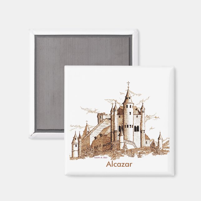 Aimant - Château et Titre (Recto/Verso)