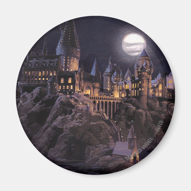 Aimant Château Harry Potter | Du Grand Lac à Poudlard (Devant)
