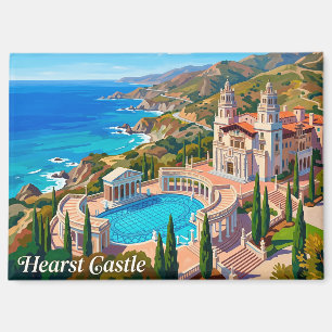 Aimant Château Hearst, côte centrale de Californie
