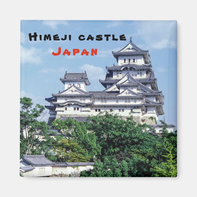 Aimant Château Himeji - Japon (Devant)