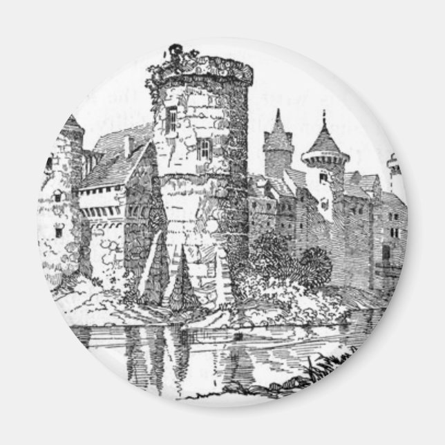 Aimant Château médiéval (Devant)