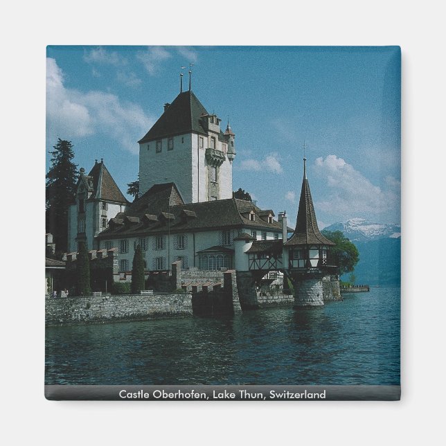 Aimant Château Oberhofen, Lac Thun, Suisse (Devant)