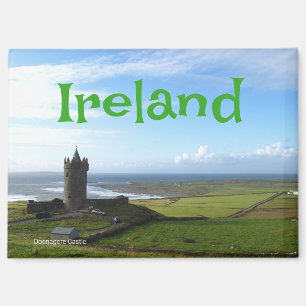 Aimant Château Scénique Doonagore Irlande
