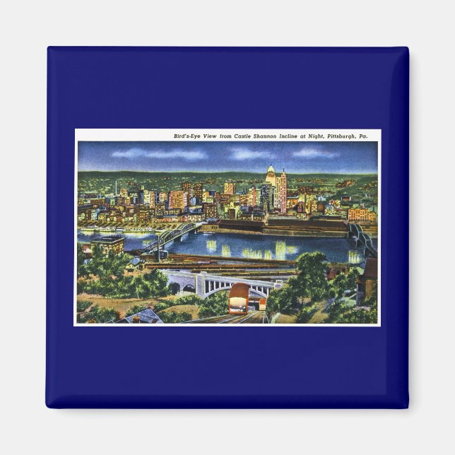 Aimant Château Shannon Incline, Pittsburg, PA (Devant)