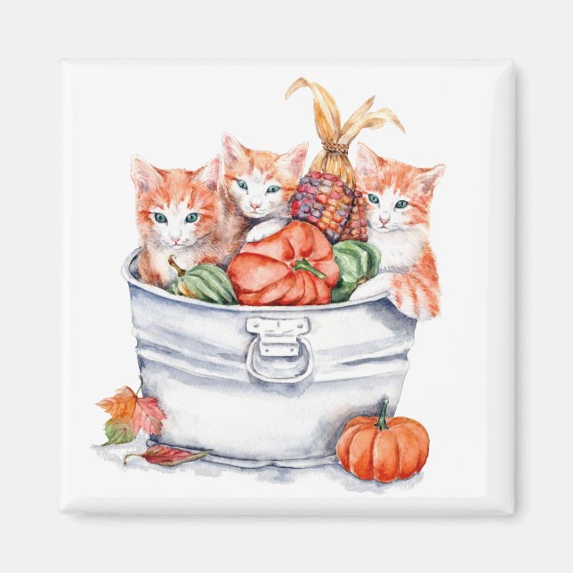 Aimant Chatons de récolte (Devant)