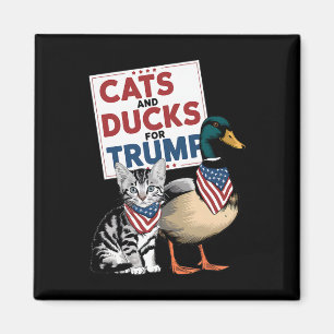 Aimant Chatons Et Canards Pour Trump Chats Et Canards Pou