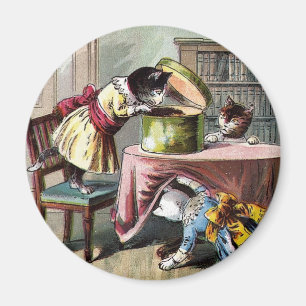 Aimant Chatons recherchant des mitaines