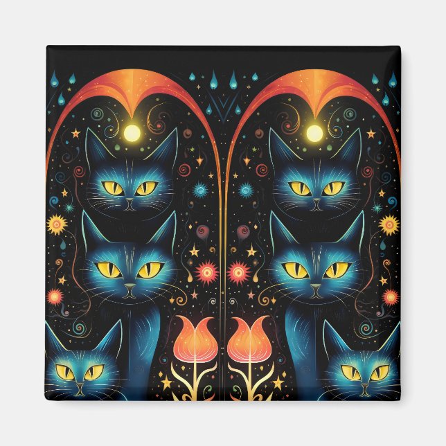 Aimant chats (Devant)