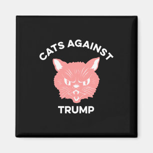 Aimant Chats contre le protest politique de Trump