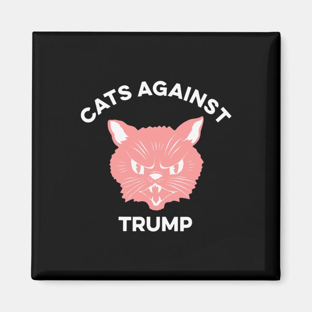 Aimant Chats contre le protest politique de Trump (Devant)