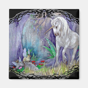 Aimant - chats de fée de licorne