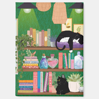 Aimant Chats de librairie