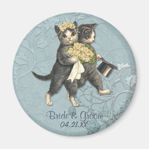 Aimant Chats de Mariage