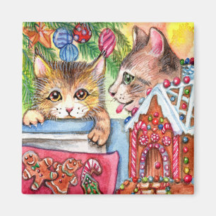 Aimant Chats et pain d'épice Cookies