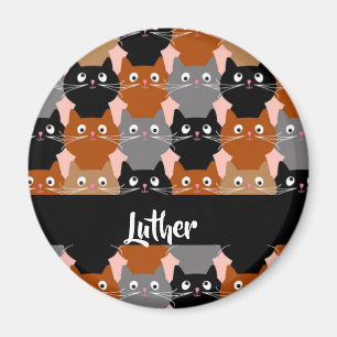 Aimant Chats heureux