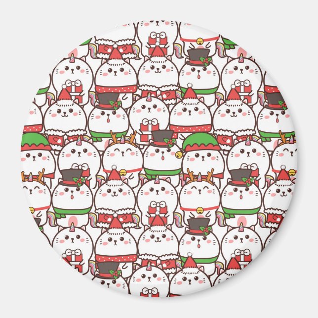 Aimant Chats mignons (Devant)