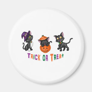 Aimant Chats mignons de Halloween
