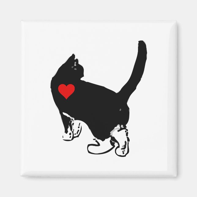 Aimant Chats montrant l'amour (Devant)