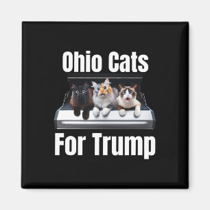 Aimant Chats Ohio Pour Trump - Chat Politique Drôle
