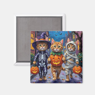 Aimant Chats Persans Trick-or-Treating  Costumes d'Hallow