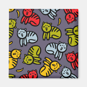 Aimant Chats plus bananes