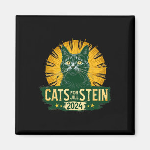 Aimant Chats Pour Jill Stein Pour Président 2024 Usa Gree