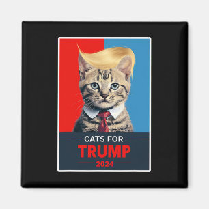 Aimant Chats Pour L'Élection Trump 2024 1