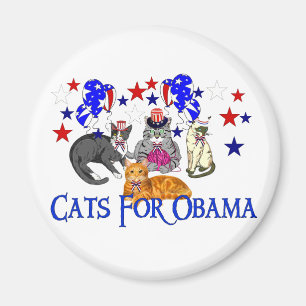AIMANT CHATS POUR OBAMA