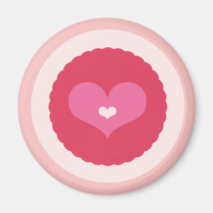 Aimant Chaud rose amoureux amour Saint Jacques Saint Vale