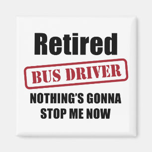 Aimant Chauffeur de bus retiré