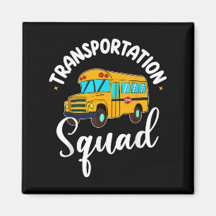 Aimant Chauffeur Funny De Bus Scolaire Retour À Transport
