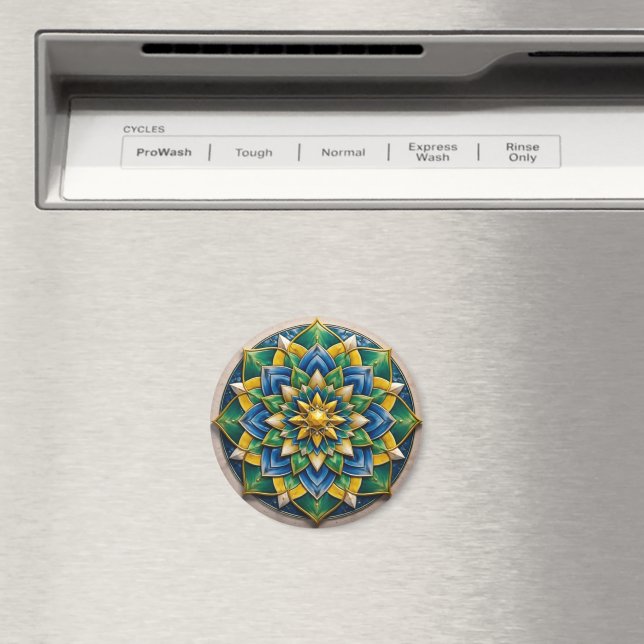 Aimant Chaveiro Mandala Luxo - 01 (In Situ (Lave-vaisselle))
