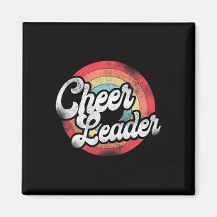 Aimant Cheer Menant au cheerleading Rétro Vintage Chef de