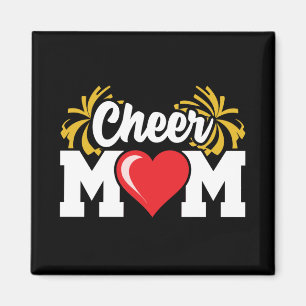 Aimant Cheer Mom - Pom-pom girl de lycée - Cheerled