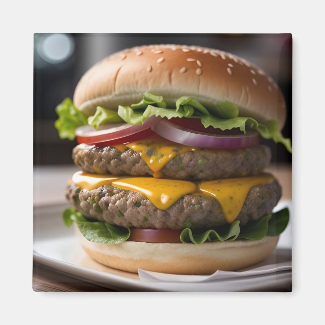 Aimant Cheeseburger (Devant)
