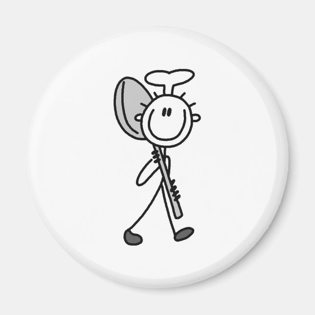 Aimant Chef avec cuillère (Devant)