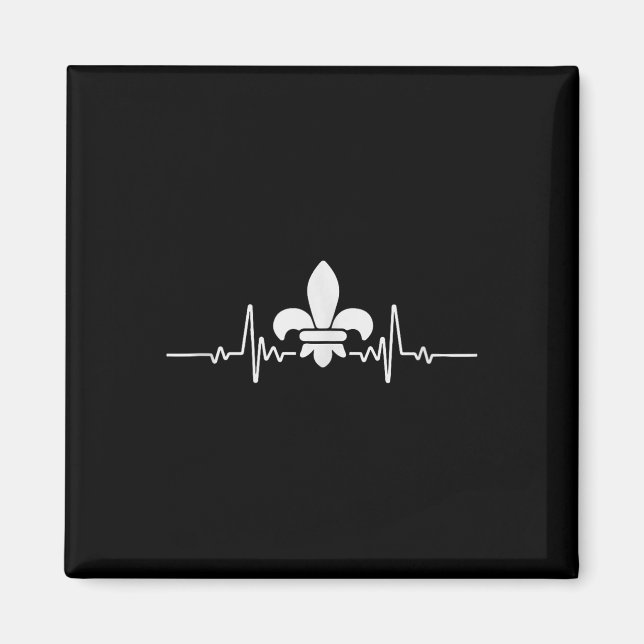 Aimant Chef de camp scout amour randonnée scoutisme extér (Devant)