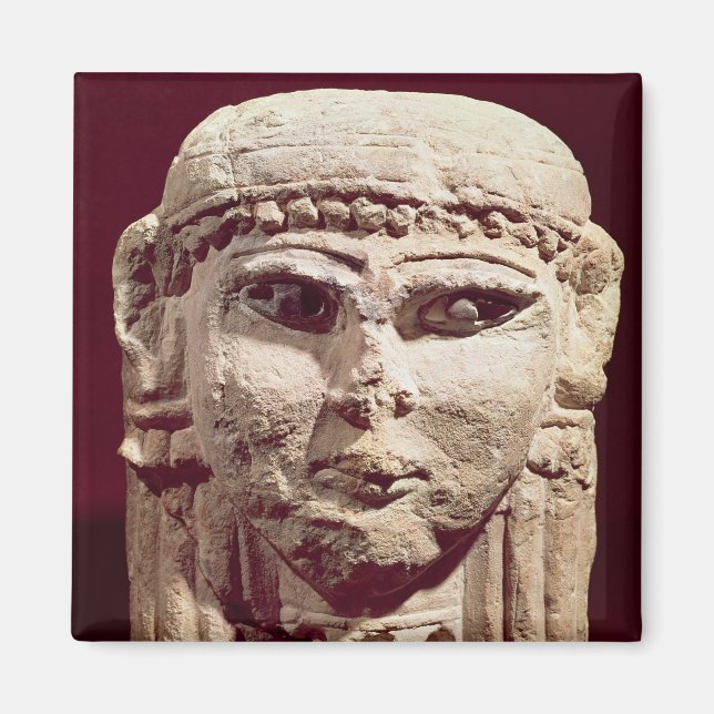 Aimant Chef de la déesse Ishtar, d'Amman, Jordanie (Devant)