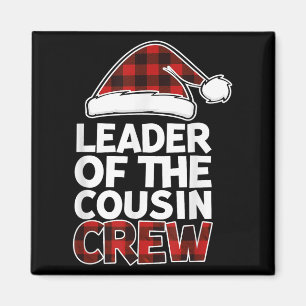Aimant Chef de l'équipe de cousins Christmas Buffalo Roug