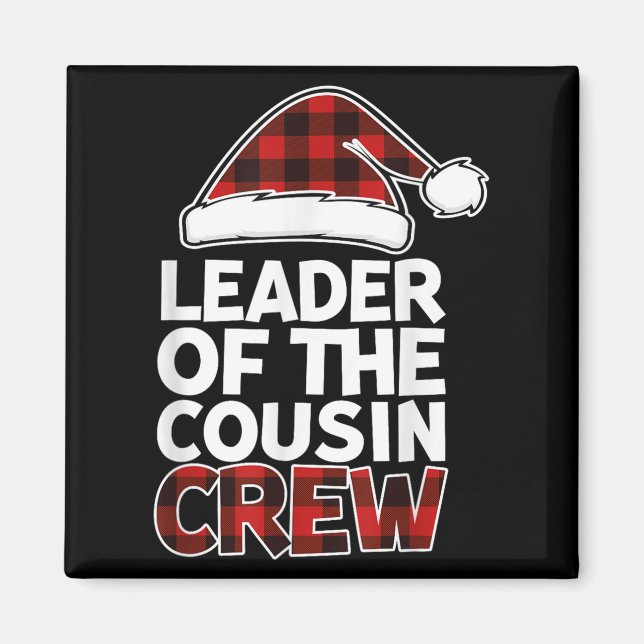 Aimant Chef de l'équipe de cousins Christmas Buffalo Roug (Devant)