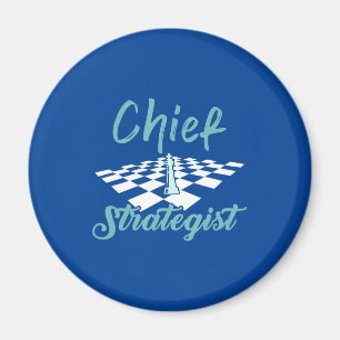 Aimant Chef des échecs stratégiques J'Ai Toujours Gagné