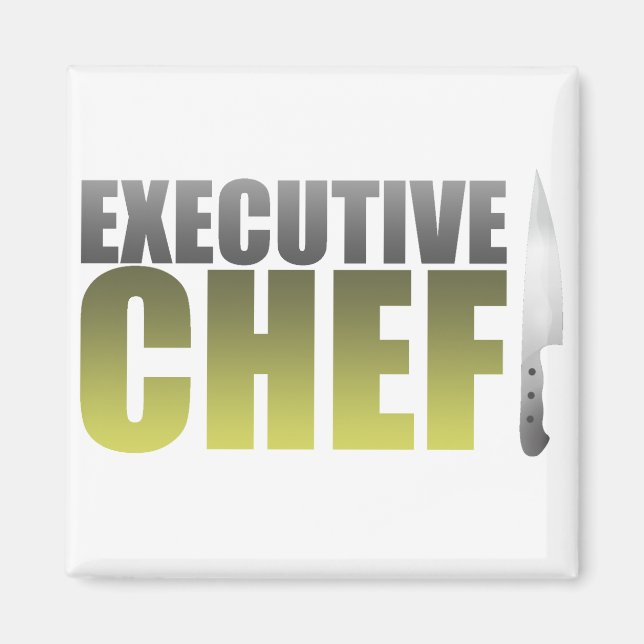 Aimant Chef exécutif jaune (Devant)